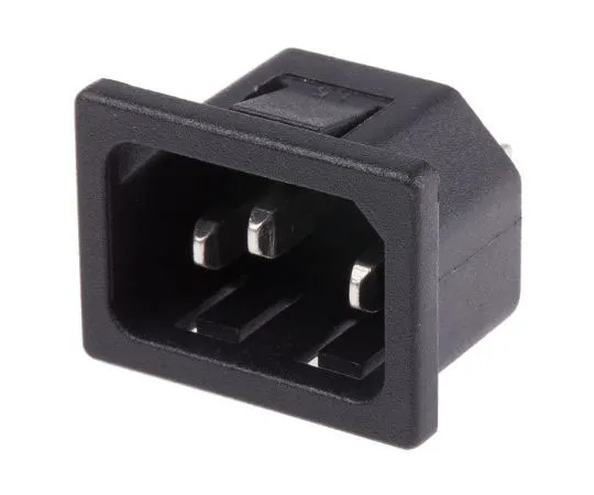 63-8067-19　Panel Mount, Snap In Mount Inlet Connector, Male, 3 Way, 10 A, 15 A, 250 V ac　896-2127