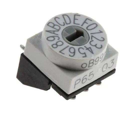 63-8074-68　16 Way Through Hole DIP Switch, Slot Actuator　P65THR103L254