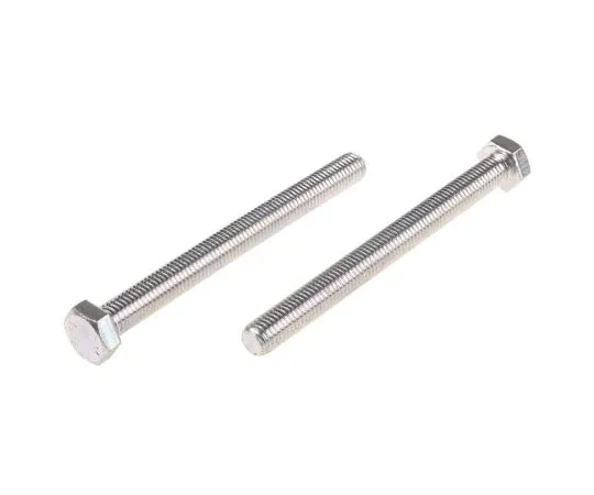 63-8081-61　Zinc Plated Steel Hex M12 x 130mm Set Screw　917-2971