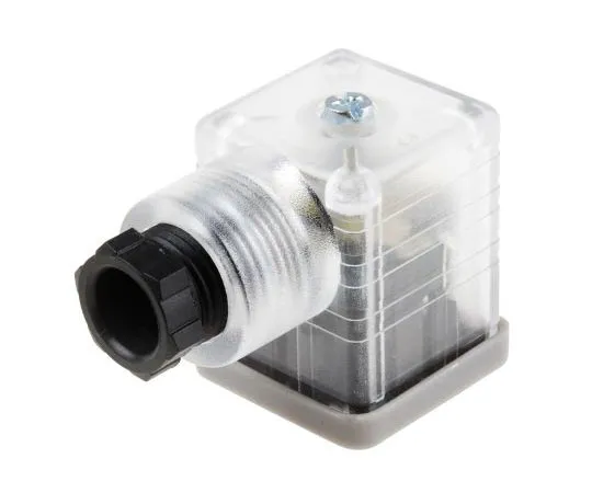 63-8067-14　RS PRO 3P+E DIN 43650 A, Female Solenoid Connector, 110 V ac Voltage　896-2098