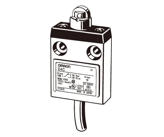 62-4686-14　［Discontinued］Small limit switch D4C　D4C-6202-B