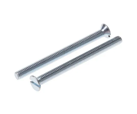 63-8072-74　RS Pro, M4 Countersunk Head, 50mm Steel Slot Bright Zinc Plated0.7　908-7419