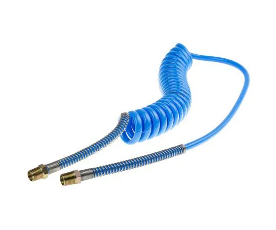 63-8080-61　RS PRO 2m Blue Coil Tubing with Connector, PUR, BSP 1/4" Male　917-2325