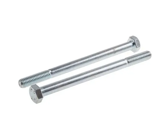 63-8082-14　Bright Zinc Plated Steel Hex Bolt, M8 x 150mm　917-3154