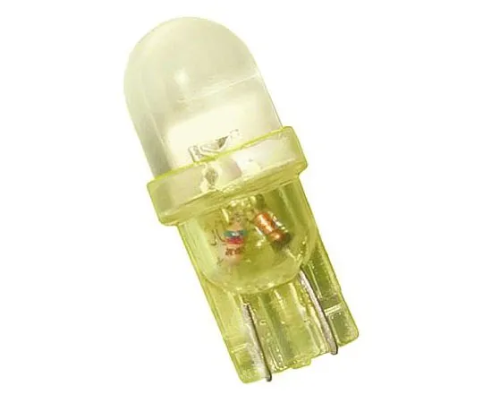 63-8313-58　LED Reflector Bulb, Wedge, Yellow, T-3 1/4 Lamp, 10mm dia., 24 V　LE-0509-02Y
