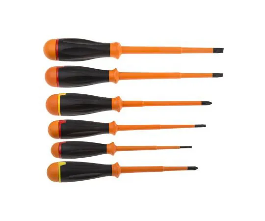 63-8084-07　Sibille VDE Phillips; Slotted Screwdriver Set 6 Piece　C6RL1