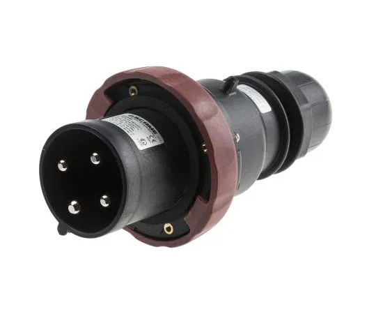 63-8064-72　3P+E IP66 ATEX Approved Power Connector, Plug, 63A 380 → 415 V ac　893-8060