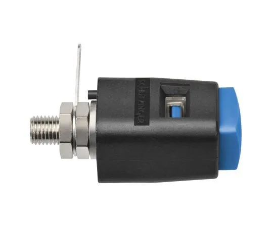 63-8073-70　Schutzinger 6.2mm Blue Terminal Post, 33 V dc, 70 V dc, 16A, M6 Thread　SDK 504 / BL