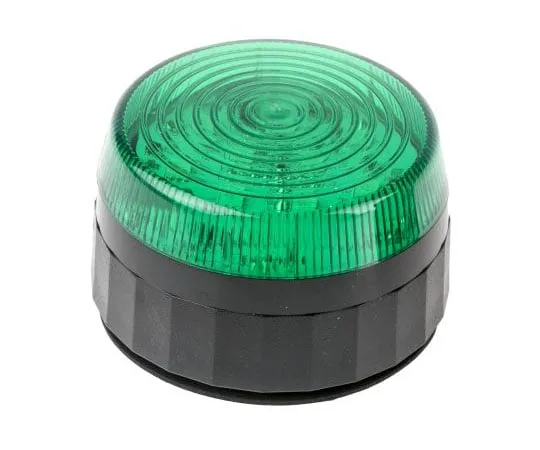 63-8071-31　LED, Flashing Beacon, Green, Screw Mount, 10 → 100 V dc　907-5974