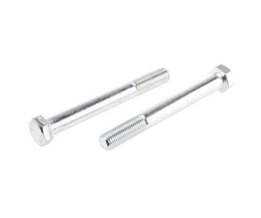 63-8082-60　Bright Zinc Plated Steel Hex Bolt, M20 x 180mm　917-3330