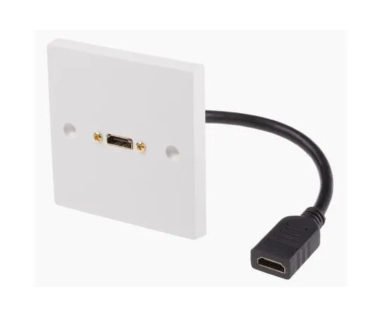 63-8086-14　Single Gang 1 Way Female HDMI Faceplate　919-4062