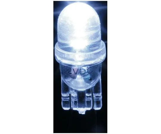 63-8313-43　LED Reflector Bulb, Wedge, Blue, T-3 1/2 Lamp, 10mm dia., 24 V　LE-0509-02B