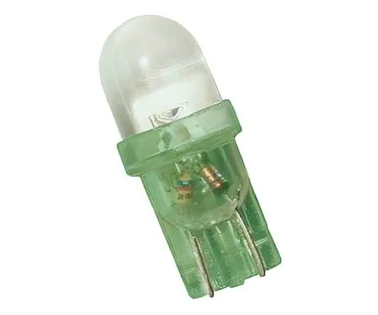 63-8313-63　LED Reflector Bulb, Wedge, Green, T-3 1/4 Lamp, 10mm dia., 24 V　LE-0509-02G