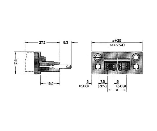 63-8124-32　Phoenix Contact DFK-MSTB 2.5/ 9-G-5.08, 9 Way, 1 Row, Straight PCB Header　707303