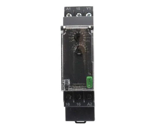 63-8067-72　Schneider Electric Symmetrical Single Timer Relay, Screw, 0.05 → 1 s, 0.3 → 3 s, 1 → 10 s, 10　RE22R1DMR