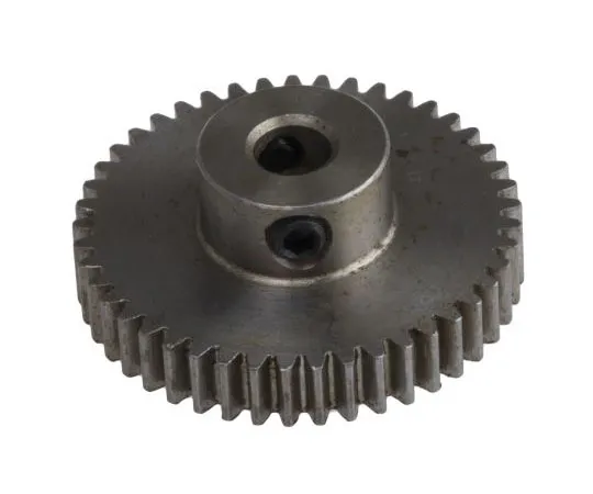 63-8055-73　RS PRO Steel 45 Teeth Spur Gear, 22.5mm Pitch Diam. , 10mm Hub Diam. , 4mm Bore Diam.　878-7840