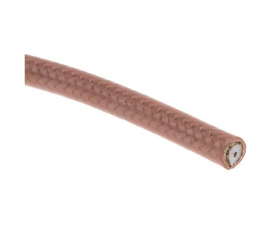 63-8071-05　RS PRO Brown Unterminated to Unterminated RG142 Coaxial Cable, 50 Ω 5mm OD 25m　906-0604
