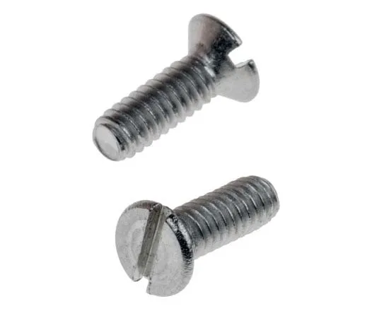 63-8078-16　RS PRO, M2 Countersunk Head, 6mm Stainless Steel Slot A2 3040.4　914-1636