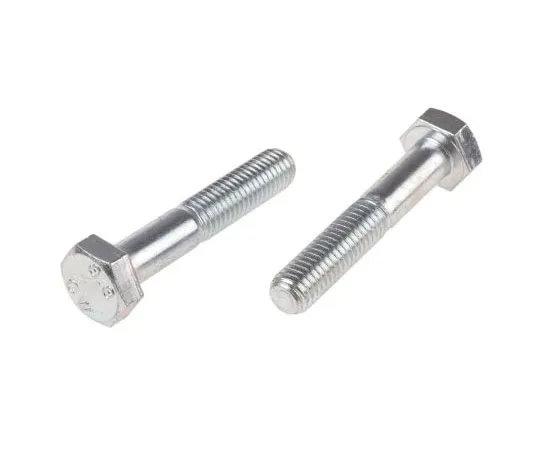 63-8082-18　Bright Zinc Plated Steel Hex Bolt, M10 x 55mm　917-3166