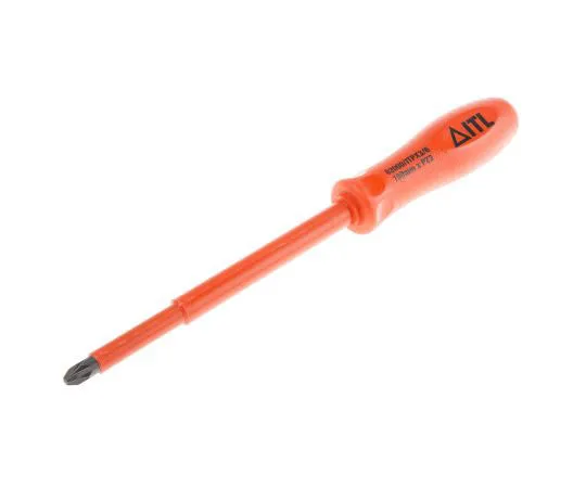 63-8075-08　RS, VDE 1000V Approved Pozidriv Insulated Screwdriver PZ3 Tip 150 mm Alloy Steel　911-1146
