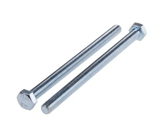 63-8081-31　Zinc Plated Steel Hex M6 x 90mm Set Screw　917-2867