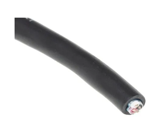 63-8059-63　Alpha Wire 3 Core Foil Industrial Cable, 0.35 mm²(CE, CSA, UL) Black 30m Reel, Xtra-Guard 4 Series　45193 BK005