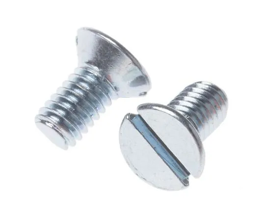 63-8072-69　RS PRO, M4 Countersunk Head, 8mm Steel Slot Bright Zinc Plated0.7　908-7400