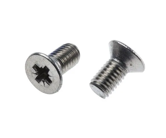 63-8078-53　RS Pro, M5 Countersunk Head, 10mm Stainless Steel Pozidriv A2 3040.8　914-1807