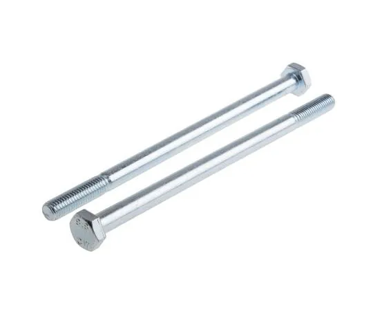 63-8082-26　Bright Zinc Plated Steel Hex Bolt, M10 x 180mm　917-3194