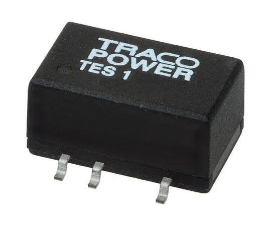 63-8323-68　TRACOPOWER TES 1 1W Isolated DC-DC Converter Surface Mount, Voltage in 10.8 → 13.2 V dc, Voltage out ±15V dc　TES 1-1223