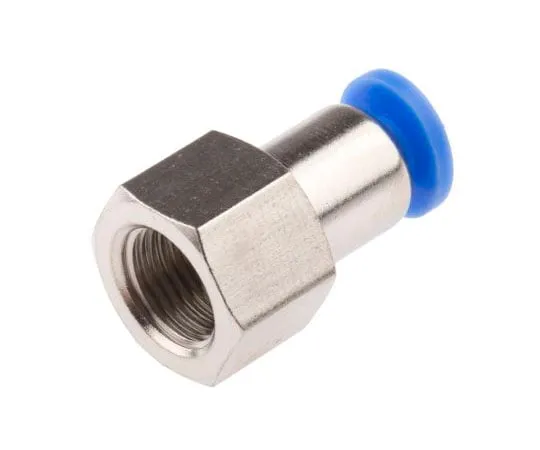 63-8079-71　RS PRO Pneumatic Straight Threaded-to-Tube Adapter, R 1/8 Female, Push In 4 mm　916-0735