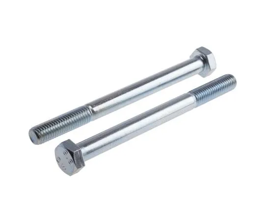 63-8082-32　Bright Zinc Plated Steel Hex Bolt, M12 x 140mm　917-3217