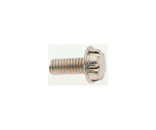 63-8339-95　Plain Flange Button Stainless Steel Tamper Proof Security Screw, M4 x 12mm　00-M04-G0-12-04