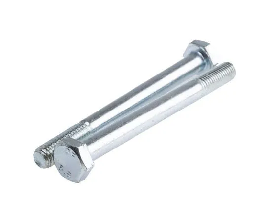 63-8082-19　Bright Zinc Plated Steel Hex Bolt, M10 x 110mm　917-3172