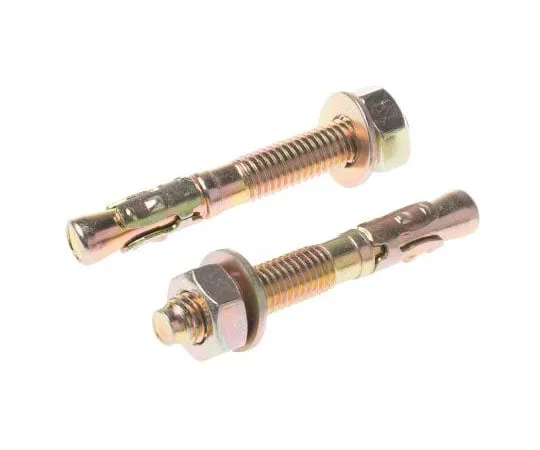 63-8072-51　RS Pro Carbon Steel Anchor Bolt M10, fixing hole diameter 10mm, length 75mm　908-6965