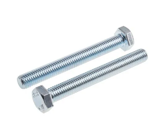 63-8081-62　Zinc Plated Steel Hex M12 x 100mm Set Screw　917-2974