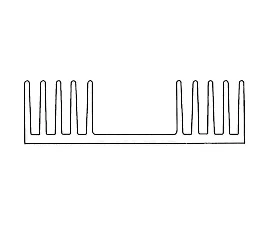 63-8105-29　Heatsink, 1.45K/W, 75 x 120 x 37mm　MD-75-B