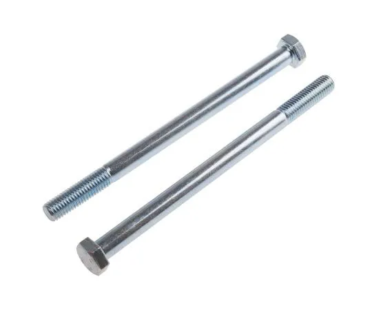 63-8082-33　Bright Zinc Plated Steel Hex Bolt, M12 x 160mm　917-3220