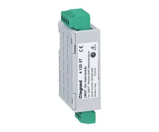 63-8079-20　Legrand PLC Expansion Module Relay Output 2 Input, 2 Output 45.4 x 21 x 78.2 mm　4 120 57