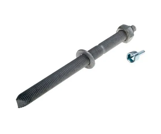 63-8072-12　RS PRO Carbon Steel Anchor Bolt M20, fixing hole diameter 22mm, length 260mm　908-6808