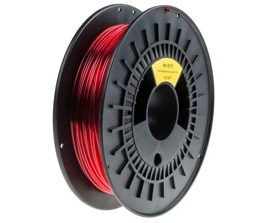 63-8063-12　RS PRO 2.85mm Translucent Red PET-G 3D Printer Filament, 500g　891-9315