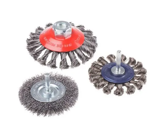63-8070-24　RS PRO Steel Abrasive Circular Brush, 12500 (100 mm Brush) rpm, 20000 (75 mm Brush) rpm, 4500 (75 mm Brush) rpm, 75 mm,　901-0609