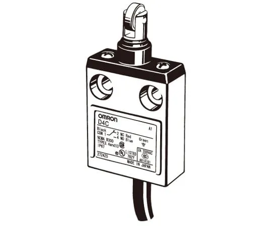 62-4828-75　［Discontinued］Small limit switch D4C　D4C-2833