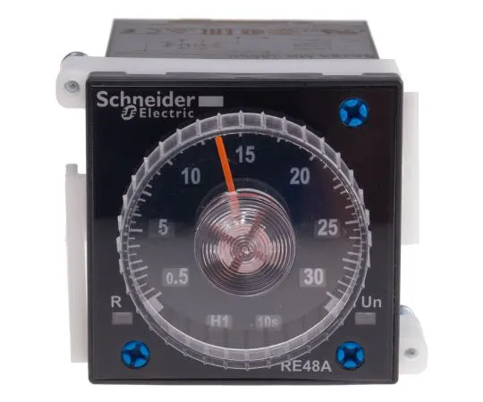 63-8079-30　Schneider Electric Interval, Power On Delay Multi Function Time Delay Relay, Plug In, 0.02 s → 300 h, DPDT, 2　RE48AMH13MW