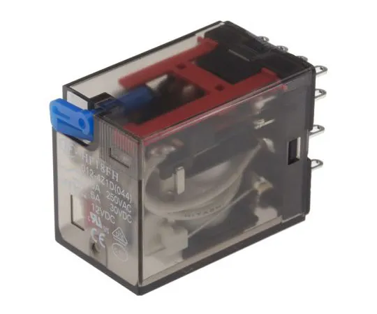 63-8087-33　Hongfa Europe GMBH 4PDT Non-Latching Relay Chassis Mount, 12V dc Coil, 5A　HF18FH0124Z1D