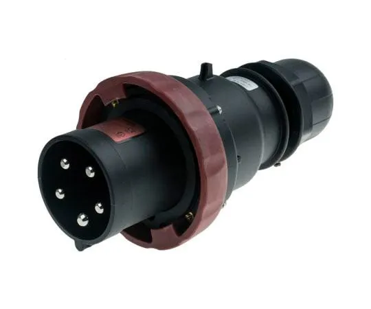 63-8064-73　3P+N+E IP66 ATEX Approved Power Connector, Plug, 63A 346 → 415 V ac　893-8063