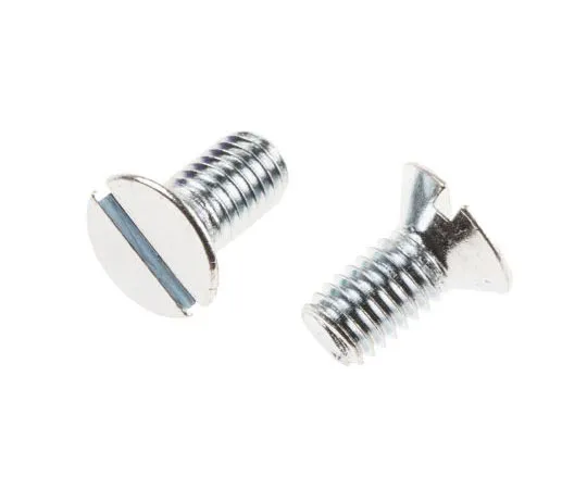 63-8072-72　RS Pro, M5 Countersunk Head, 10mm Steel Slot Bright Zinc Plated0.8　908-7413