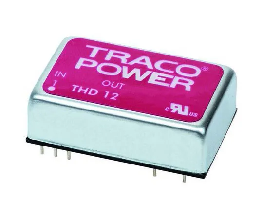 63-8323-93　TRACOPOWER THD 12 12W Isolated DC-DC Converter Through Hole, Voltage in 36 → 75 V dc, Voltage out 5V dc　THD 12-4811