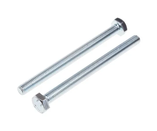 63-8081-53　Zinc Plated Steel Hex M10 x 130mm Set Screw　917-2946