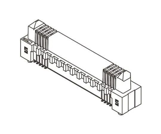 63-8123-20　Samtec Edge Rate ERM8, 40 Way, 2 Row, Straight PCB Header　ERM8-020-05.0-S-DV-TR